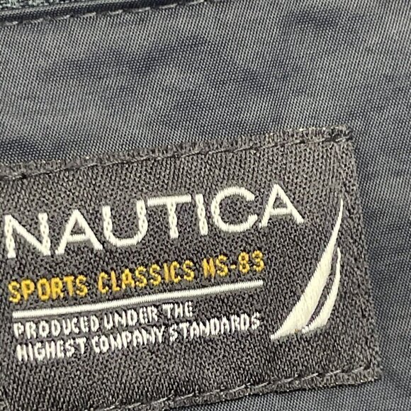 Nautica Sports Classic NS 83 Mens Size XL Fleece Lined Two Tone Coat Full Zip - Picture 8 of 10